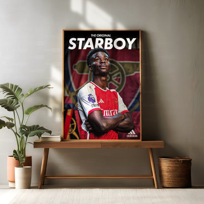 Bukayo Saka 'Original Starboy' Poster