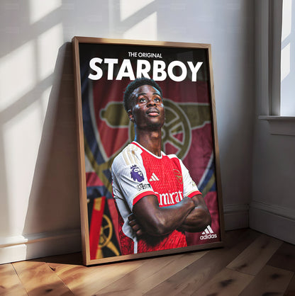 Bukayo Saka 'Original Starboy' Poster