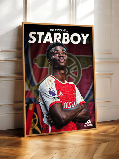 Bukayo Saka 'Original Starboy' Poster