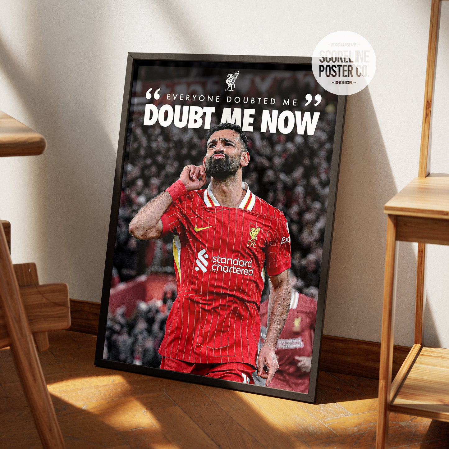 Mo Salah 'Doubt Me Now' Poster