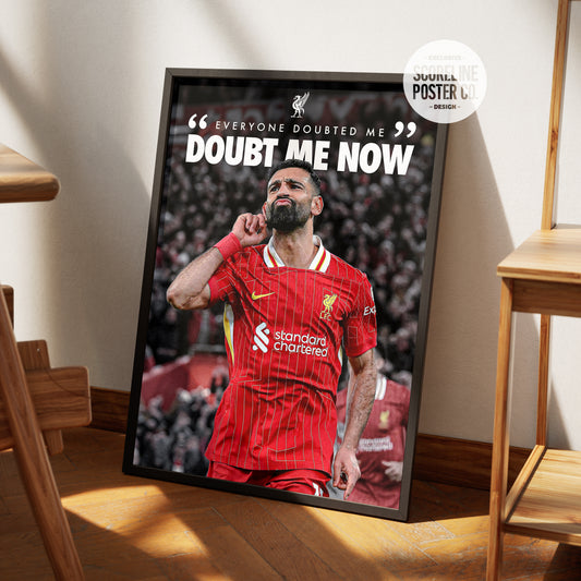 Mo Salah 'Doubt Me Now' Poster