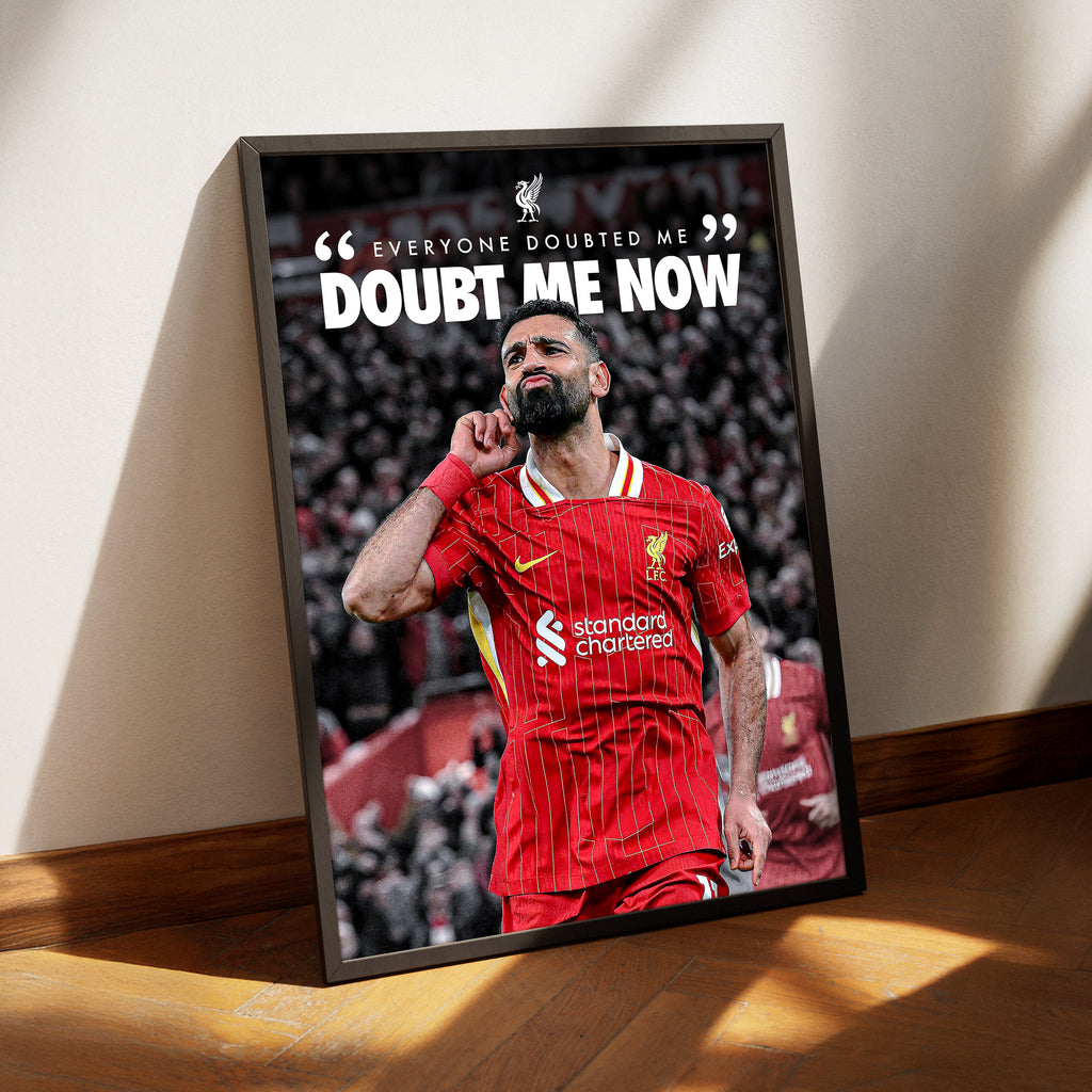 Mo Salah 'Doubt Me Now' Poster