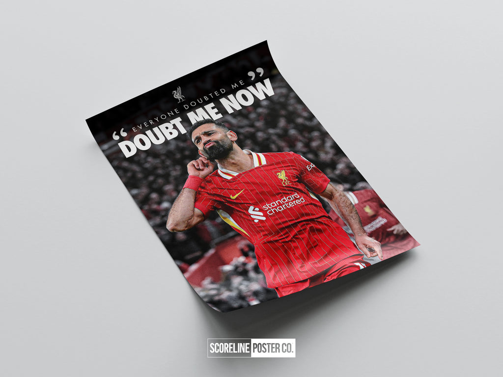 Mo Salah 'Doubt Me Now' Poster