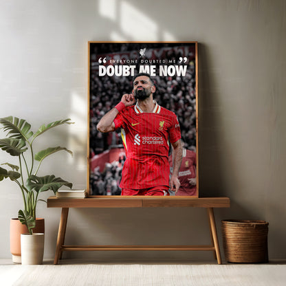 Mo Salah 'Doubt Me Now' Poster