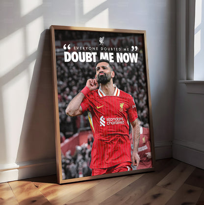 Mo Salah 'Doubt Me Now' Poster