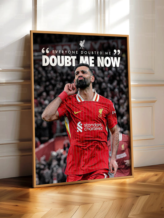 Mo Salah 'Doubt Me Now' Poster
