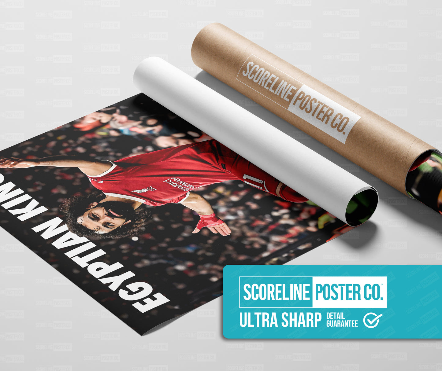 Mo Salah 'The Egyptian King' Celebration Poster