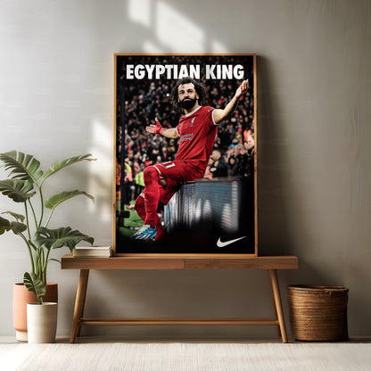 Mo Salah 'The Egyptian King' Celebration Poster