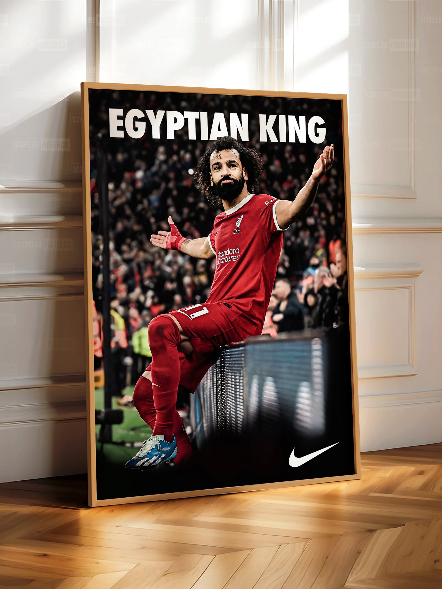 Mo Salah 'The Egyptian King' Celebration Poster