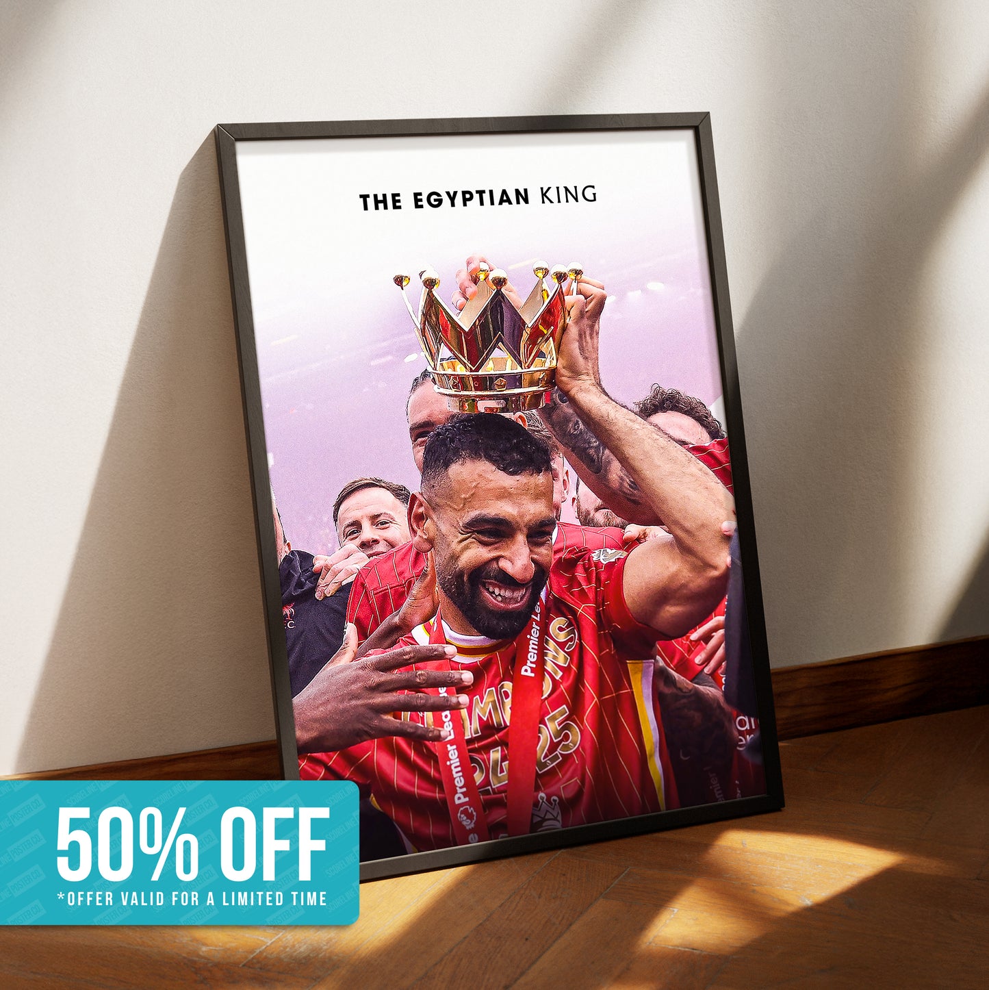 Mo Salah 'The Egyptian King' Poster