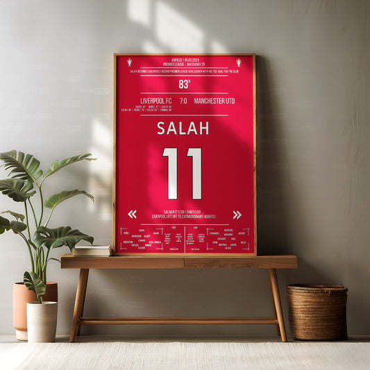 Mo Salah Shirt Poster