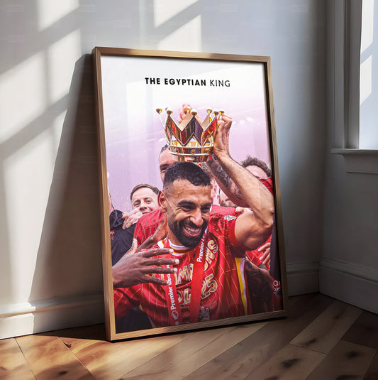 Mo Salah 'The Egyptian King' Poster
