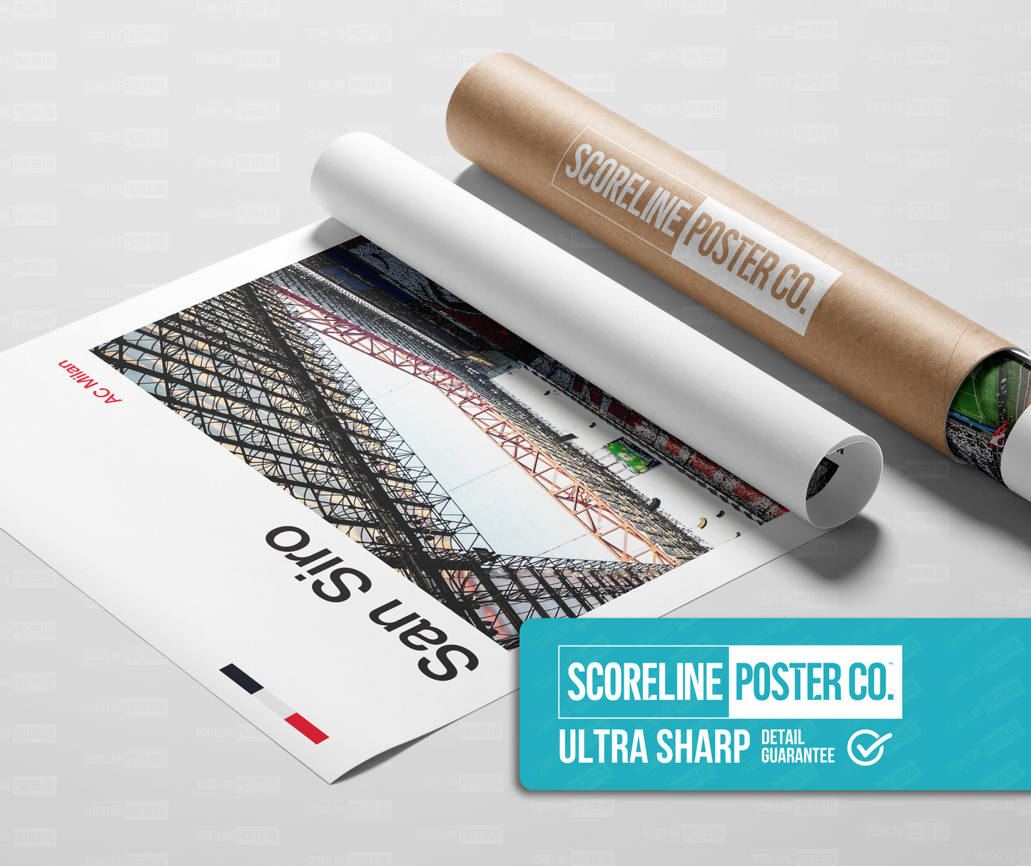 AC Milan San Siro Stadium Poster