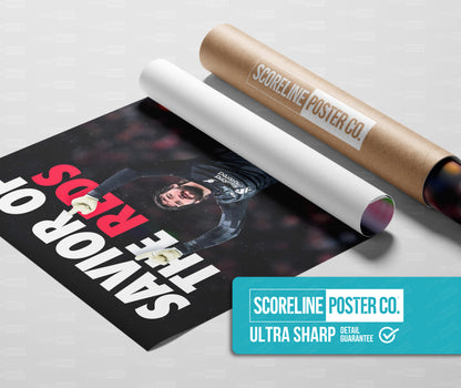 Alisson Becker 'Savior of the Reds' Poster