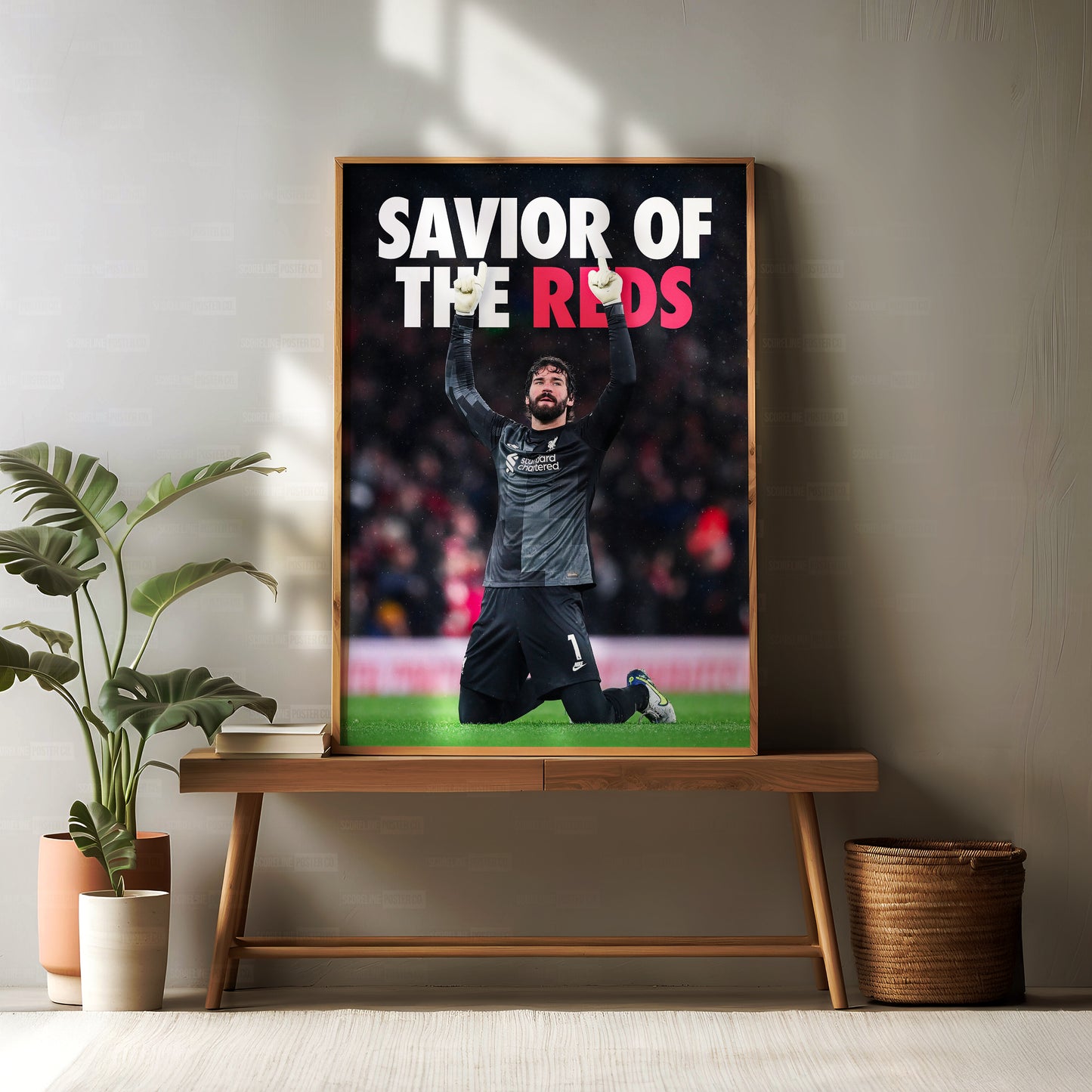 Alisson Becker 'Savior of the Reds' Poster