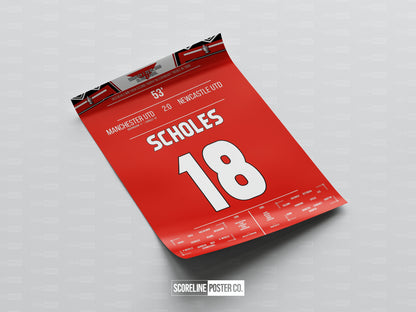 Paul Scholes Shirt Poster