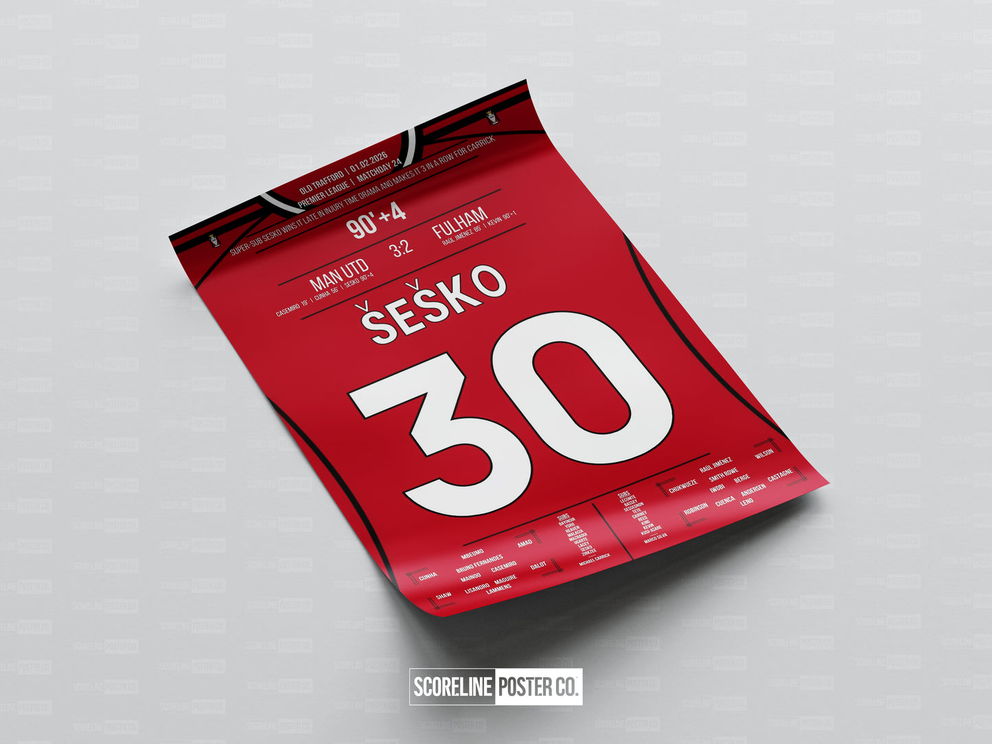 Benjamin Sesko Shirt Poster
