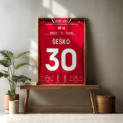 Benjamin Sesko Shirt Poster