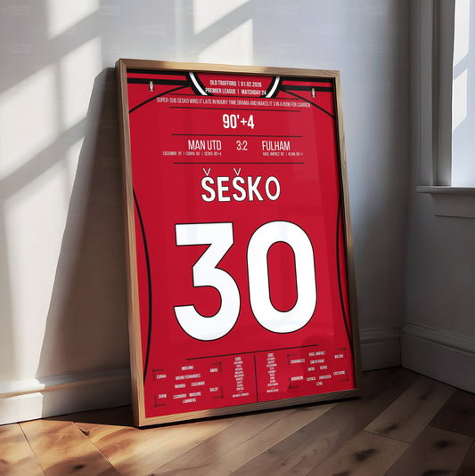 Benjamin Sesko Shirt Poster