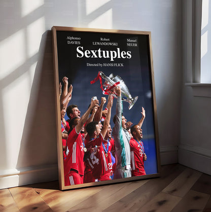 Bayern Munich 'Sextuples' Poster