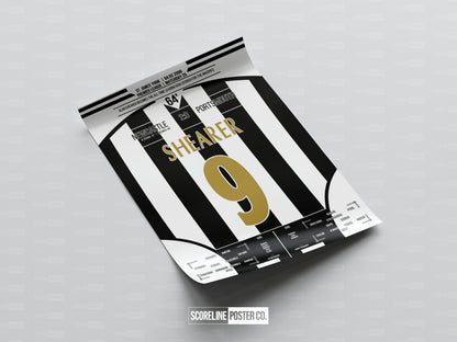 Alan Shearer Shirt Poster