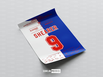 Alan Shearer Shirt Poster
