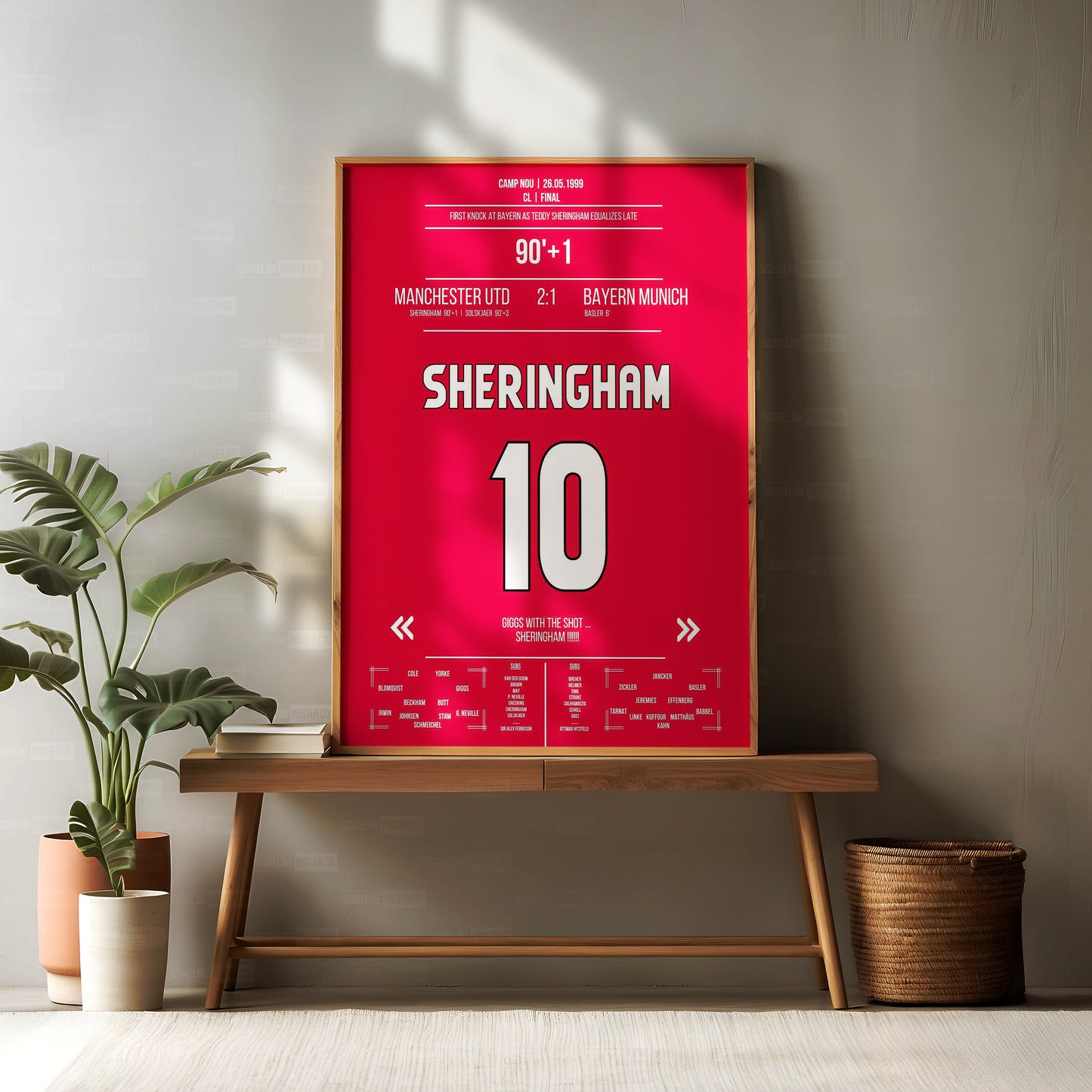 Teddy Sheringham Shirt Poster