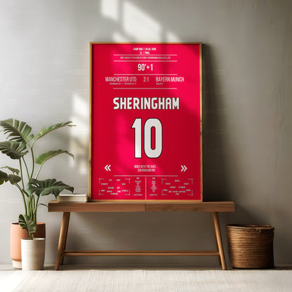 Teddy Sheringham Shirt Poster