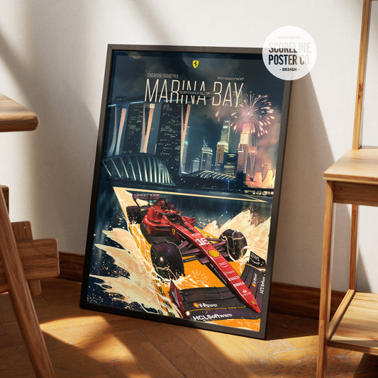 Singapore Grand Prix 2023 F1 Poster