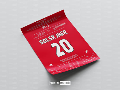 Ole Gunnar Solskjær Shirt Poster