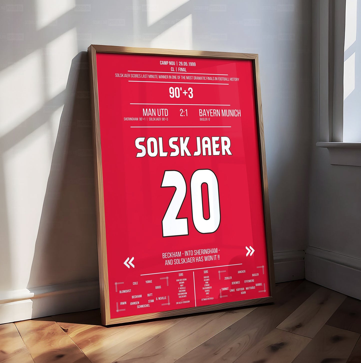 Ole Gunnar Solskjær Shirt Poster