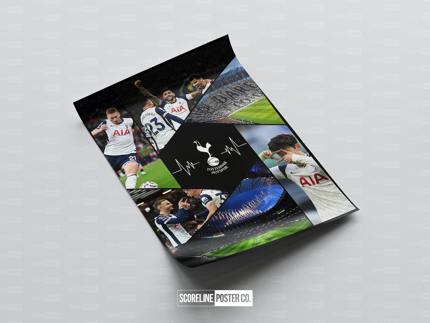 Spurs Collage Poster