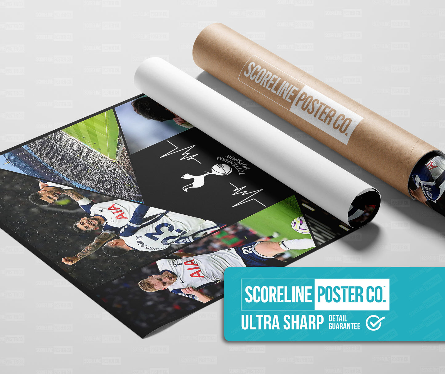 Spurs Collage Poster