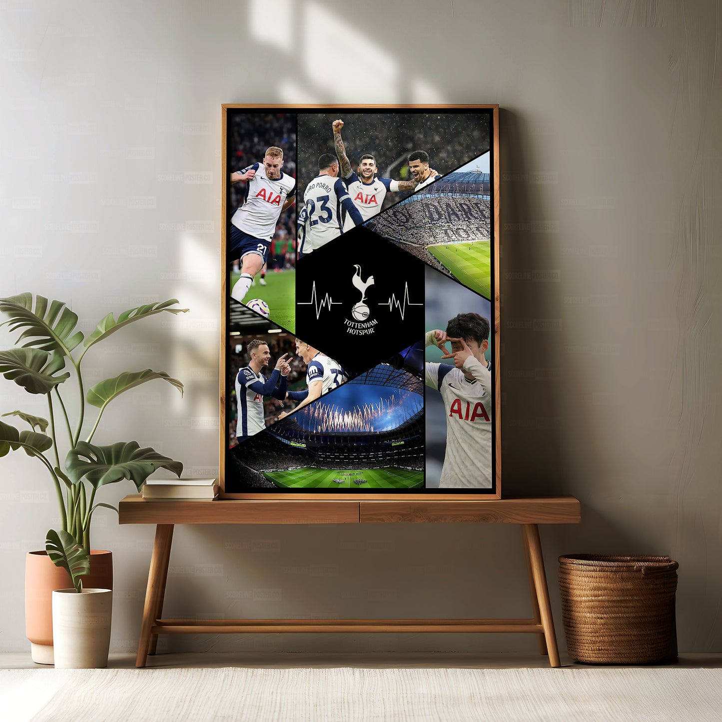 Spurs Collage Poster