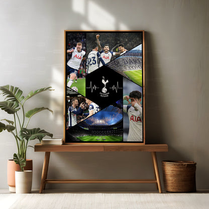 Spurs Collage Poster