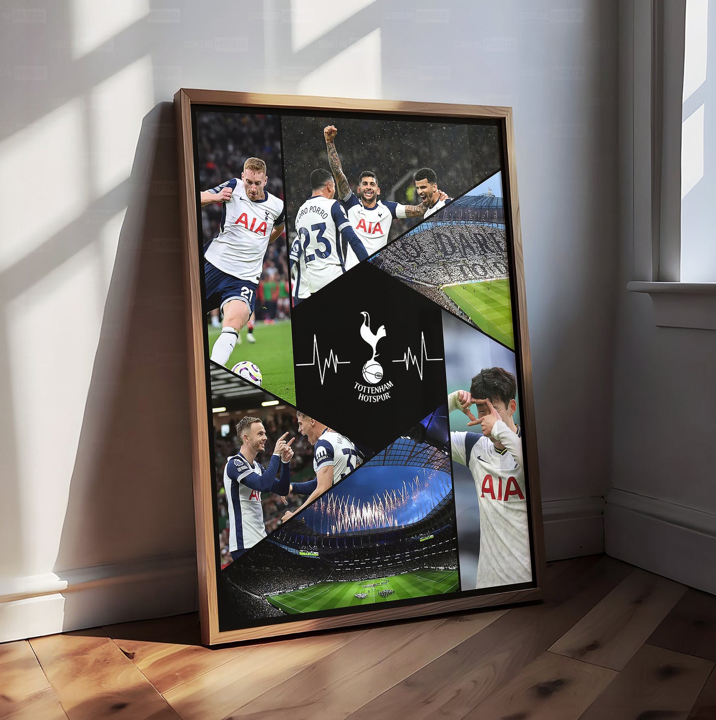 Spurs Collage Poster
