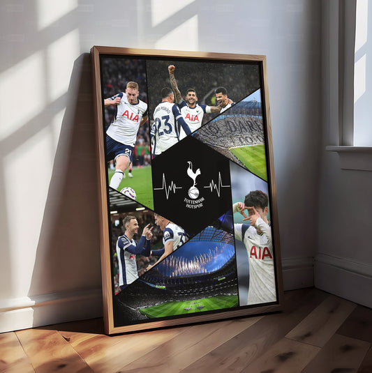 Spurs Collage Poster