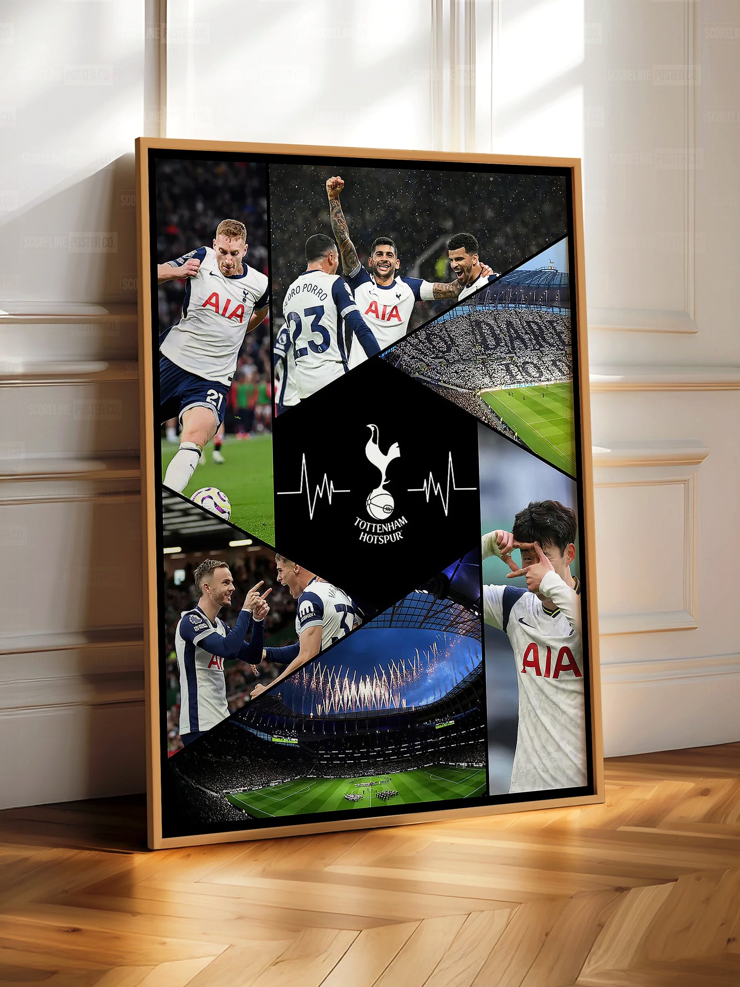 Spurs Collage Poster