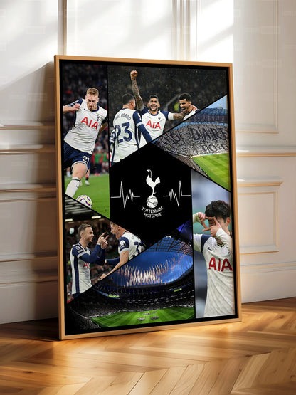 Spurs Collage Poster