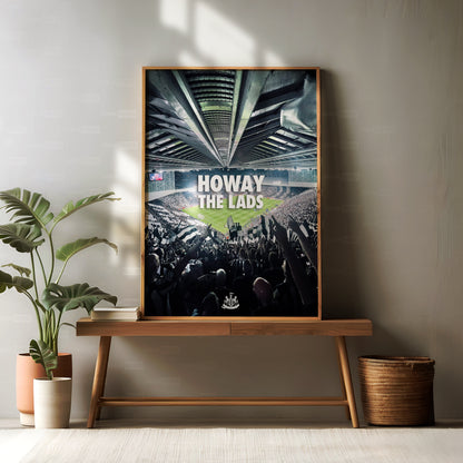 St James Park 'Howay The Lads' Poster