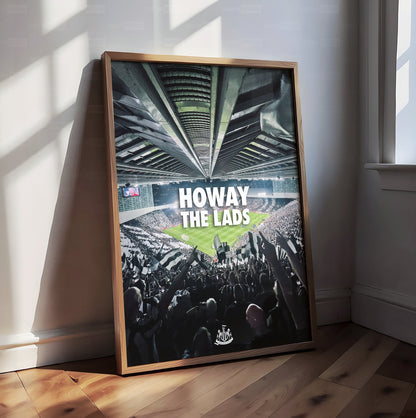 St James Park 'Howay The Lads' Poster