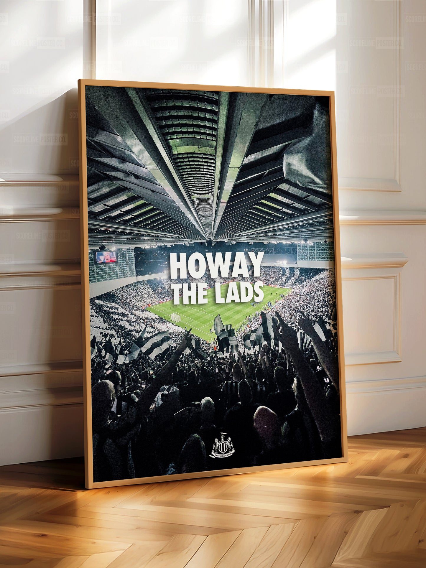 St James Park 'Howay The Lads' Poster