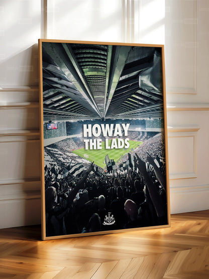 St James Park 'Howay The Lads' Poster