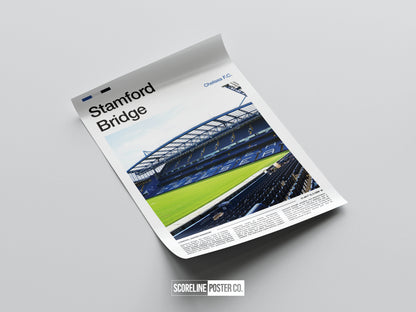 Chelsea Stamford Bridge Stadium Poster