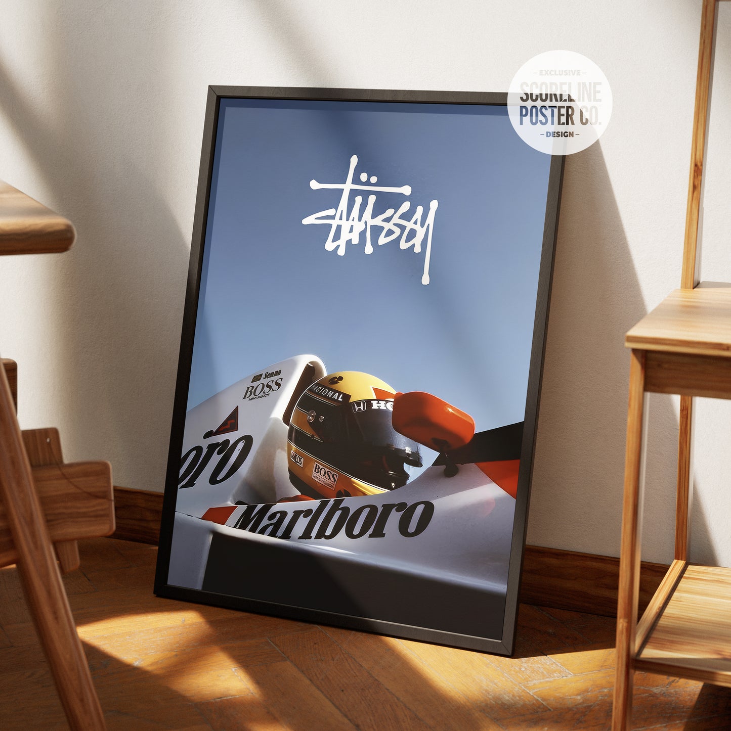 Stussy x Honda F1 Poster