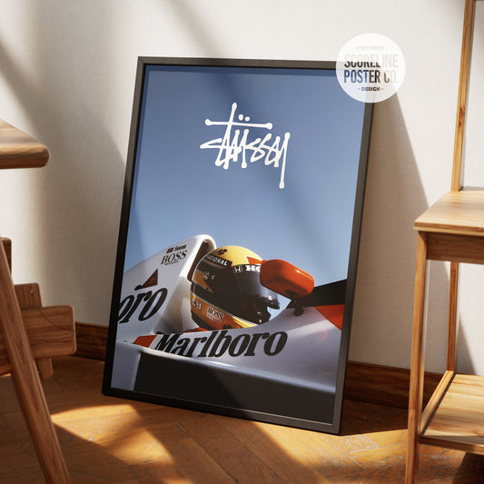 Stussy x Honda F1 Poster