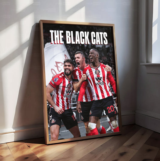Sunderland 'The Black Cats' Poster