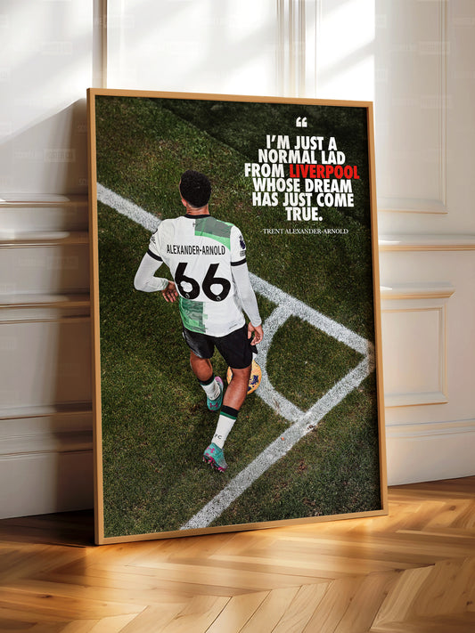 Trent Alexander Arnold 'Quote' Poster