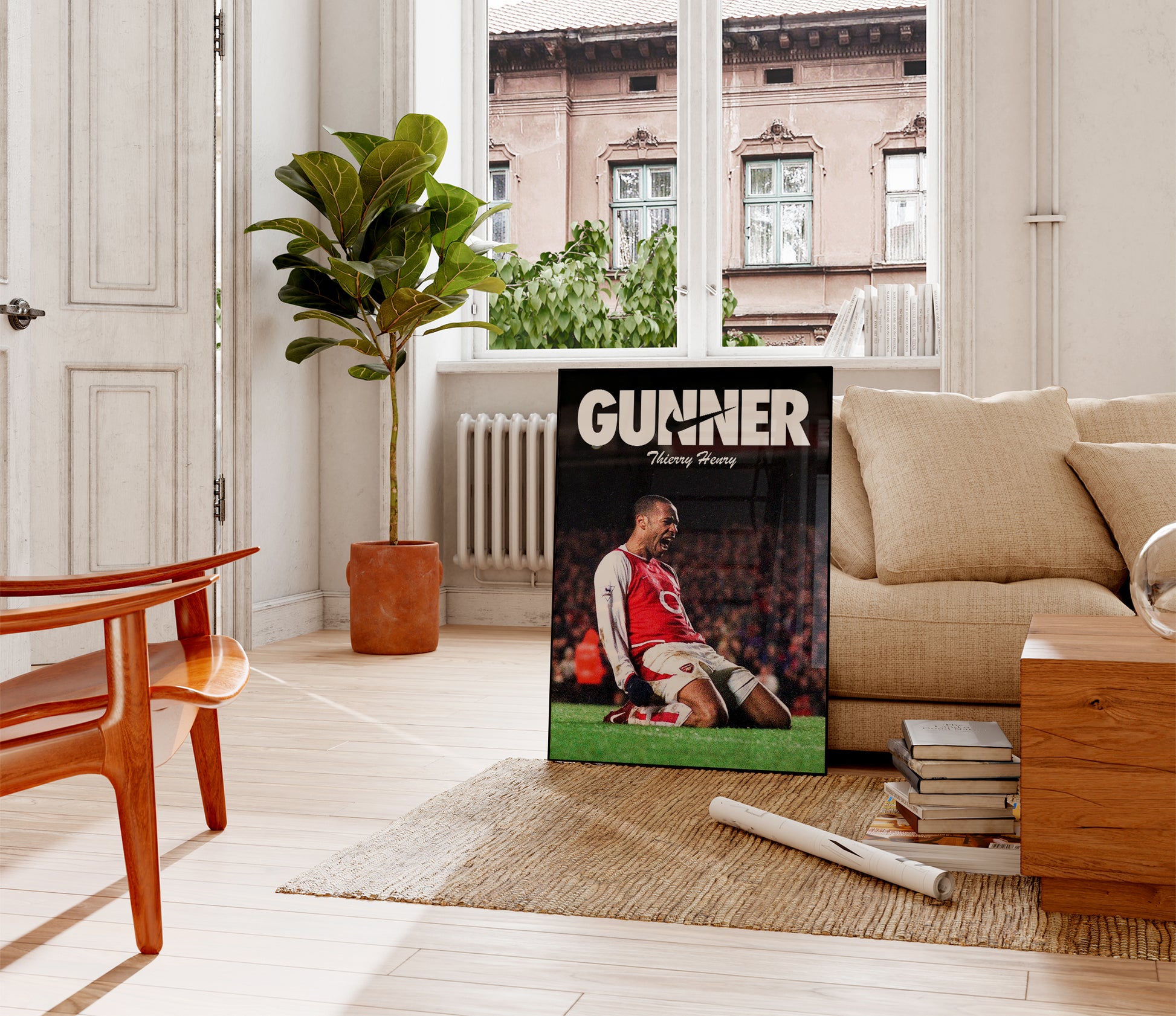 Thierry Henry 'Gunner' Poster