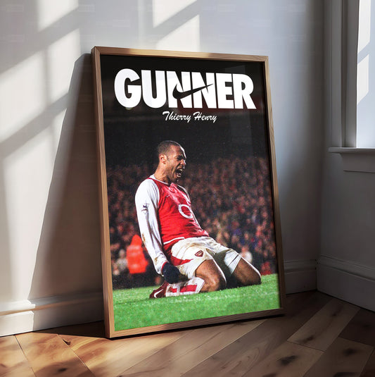 Thierry Henry 'Gunner' Poster
